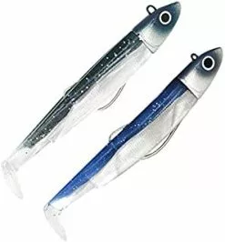 Black Minnow No 2 90 Mm Double Combo 10 G Blue + Glittery Blue