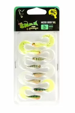 Fox Rage Micro Grub Tail Mixed Colour Pack (8 Stuks)