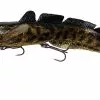 Savage Gear 3D Line Thru Burbot Snel Zinkend BLACK GOLD UV -Softbaits Winkel image 253