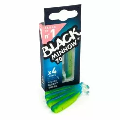 Black Minnow No 1 70 Mm Sleepy Green