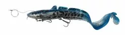 Savage Gear 3D Line Thru Burbot Snel Zinkend Blue Silver UV 50 Cm