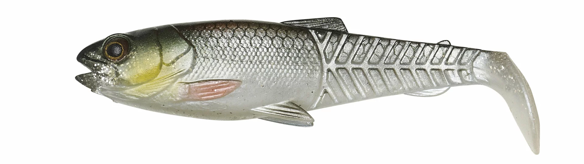 Savage Gear Cannibal Paddletail Green Silver Uv 10,5 Cm 3 Savage Gear Cannibal Paddletail Green Silver Uv 10,5 Cm