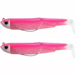 Black Minnow No 2 90 Mm 5 G Double Combo Fluo Pink