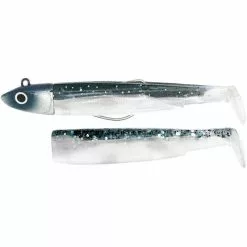 Black Minnow No 2 90 Mm/10 G Combo Glittery Blue Paillete