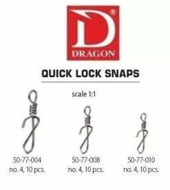 DRAGON QUICK LOCK SNAPS Maat 4