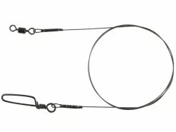 Matt Black Leader 1x7 Titanium (1 Stuks) 20cm 8kg