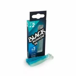 Black Minnow No 2 90 Mm Blue/glow